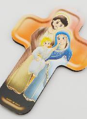 Croix Enfant en Bois - Sainte Famille