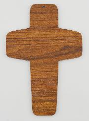 Croix Enfant en Bois - Nativité