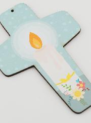 Croix Enfant en Bois - Lueur Divine