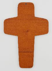 Croix de Communion Christ & Communiante - Orange