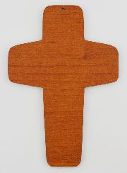 Croix de Communion Christ & Communiante - Bleu