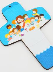 Croix Enfant Jésus Christ & Enfants - La Cène