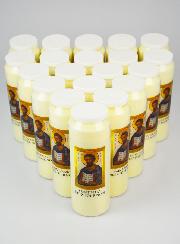 Lot de 20 Bougies de Neuvaine Saint Marc - 17.5cm