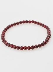Bracelet en Pierre Naturelle de Grenat - 4mm