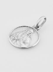 Médaille en Argent Massif Sacré Coeur de Jésus - 14mm