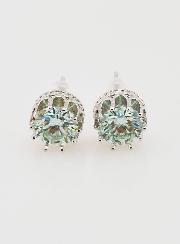 Boucles d'Oreilles Solitaire - Moissanite AA 6mm