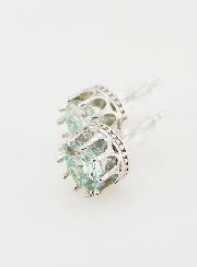 Boucles d'Oreilles Solitaire - Moissanite AA 6mm