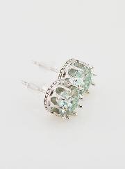 Boucles d'Oreilles Solitaire - Moissanite AA 6mm