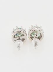 Boucles d'Oreilles Solitaire - Moissanite AA 6mm