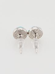 Boucles d'Oreilles Puces - Amazonite AA