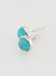 Boucles d'Oreilles Puces - Amazonite AA