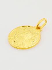 Médaille Sainte Rita en Plaqué Or - 16mm