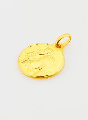 Médaille Saint Antoine en Plaqué Or - 16mm