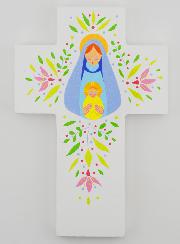 Croix Enfant Louange - Vierge à l'Enfant
