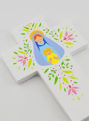 Croix Enfant Louange - Vierge à l'Enfant