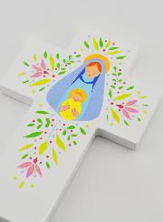 Croix Enfant Louange - Vierge à l'Enfant