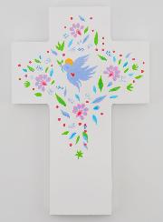 Croix Enfant Louange - Colombe