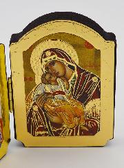 Icône Diptyque Christ Pantocrator & Vierge de Tendresse