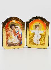Icône Diptyque Sainte Famille & Divin Enfant