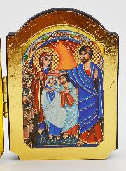 Icône Diptyque Sainte Famille & Noces de Cana