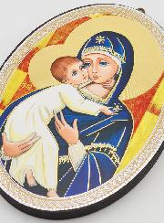 Icone Ovale Vierge de Tendresse - 15cm