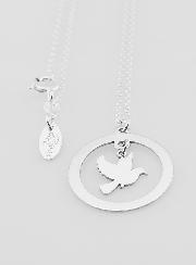 Collier Religieux en Argent Massif - Pampille Colombe