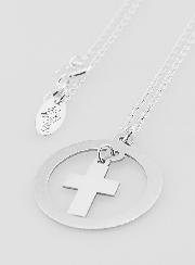 Collier Religieux en Argent Massif - Pampille Croix