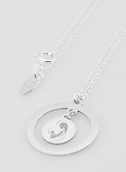 Collier Religieux en Argent - Pampille Vierge à l'Enfant Moderne