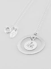 Collier Religieux en Argent - Pampille Vierge à l'Enfant