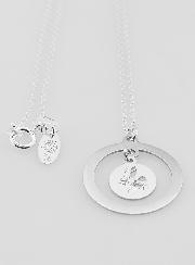 Collier Religieux en Argent - Pampille Vierge à l'Enfant