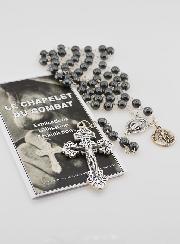 Chapelet de Combat en Hématite - Saint Michel
