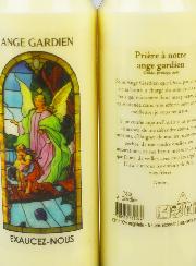 Bougie de Neuvaine Ange-Gardien avec Prière au dos