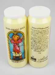 Bougie de Neuvaine Enfant Jésus avec Prière au dos
