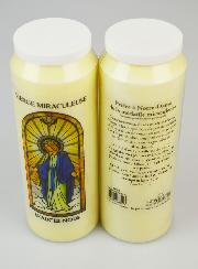Bougie de Neuvaine Vierge Miraculeuse avec Prière au dos