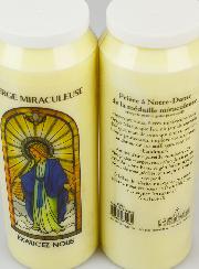 Bougie de Neuvaine Vierge Miraculeuse avec Prière au dos