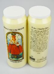Bougie de Neuvaine Enfant Jésus de Prague avec Prière au dos