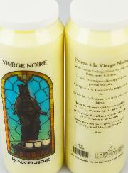 Bougie de Neuvaine Vierge Noire avec Prière au dos