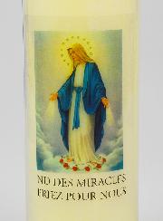 Bougie de Neuvaine Notre Dame des Miracles