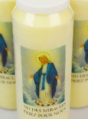 3 Bougies de Neuvaine Notre Dame des Miracles