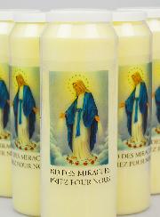6 Bougies de Neuvaine Notre Dame des Miracles