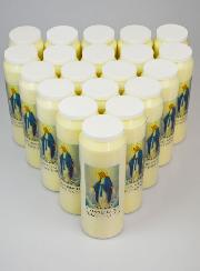 Lot de 20 Bougies de Neuvaine Notre Dame des Miracles