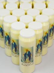 Lot de 20 Bougies de Neuvaine Notre Dame des Miracles