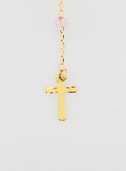 Chapelet Cristal Notre Dame de Guadalupe - Rose