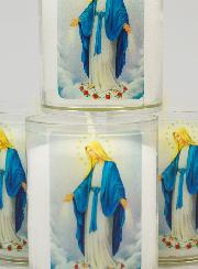 4 Bougies Veilleuse Notre Dame des Miracles