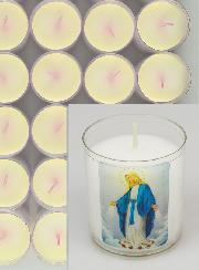 24 Bougies Veilleuse Notre Dame des Miracles
