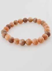 Bracelet en Pierre Naturelle de Pierre de Lune - 8mm