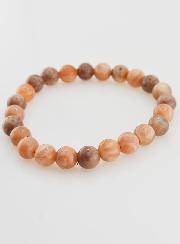 Bracelet en Pierre Naturelle de Pierre de Lune - 8mm