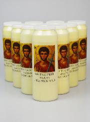10 Bougies de Neuvaine à Saint Laurent Martyr