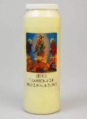 Bougie de Neuvaine Jésus Transfiguré