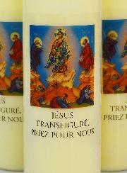 3 Bougies de Neuvaine Jésus Transfiguré